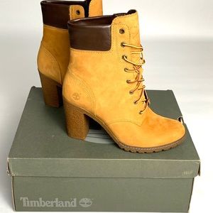 Timberland Glancy 6” Wheat Nubuck Heels